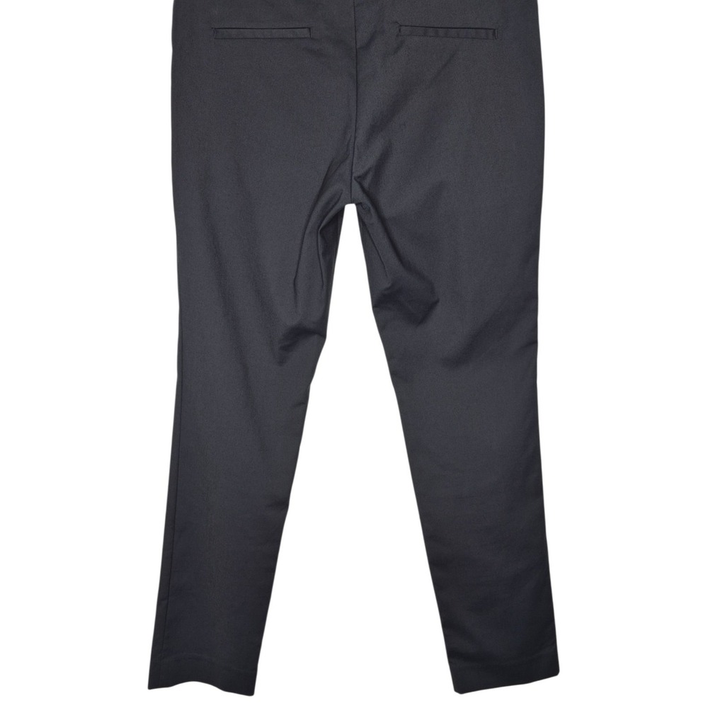 JOSEPH Navy Micro-Pattern Tailored Slim Ankle Trousers Pants Womens Size 40 - Picture 2 of 11